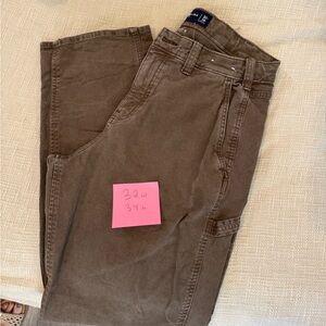 Men's Abercrombie Brown Jean Pants